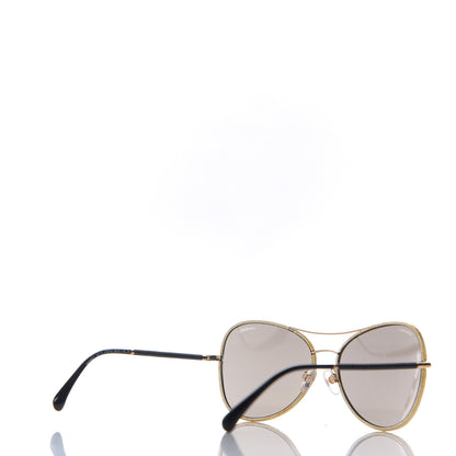 Chanel Pilot Fall Sunglasses 4227 Gold 4 of 8