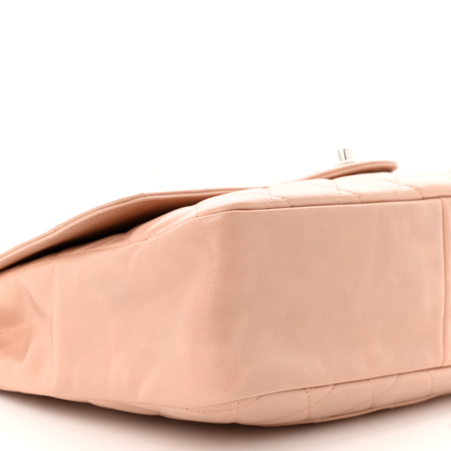 Chanel Glazed Calfskin Quilted Small CC Delivery Tote Light Pink 9 of 12