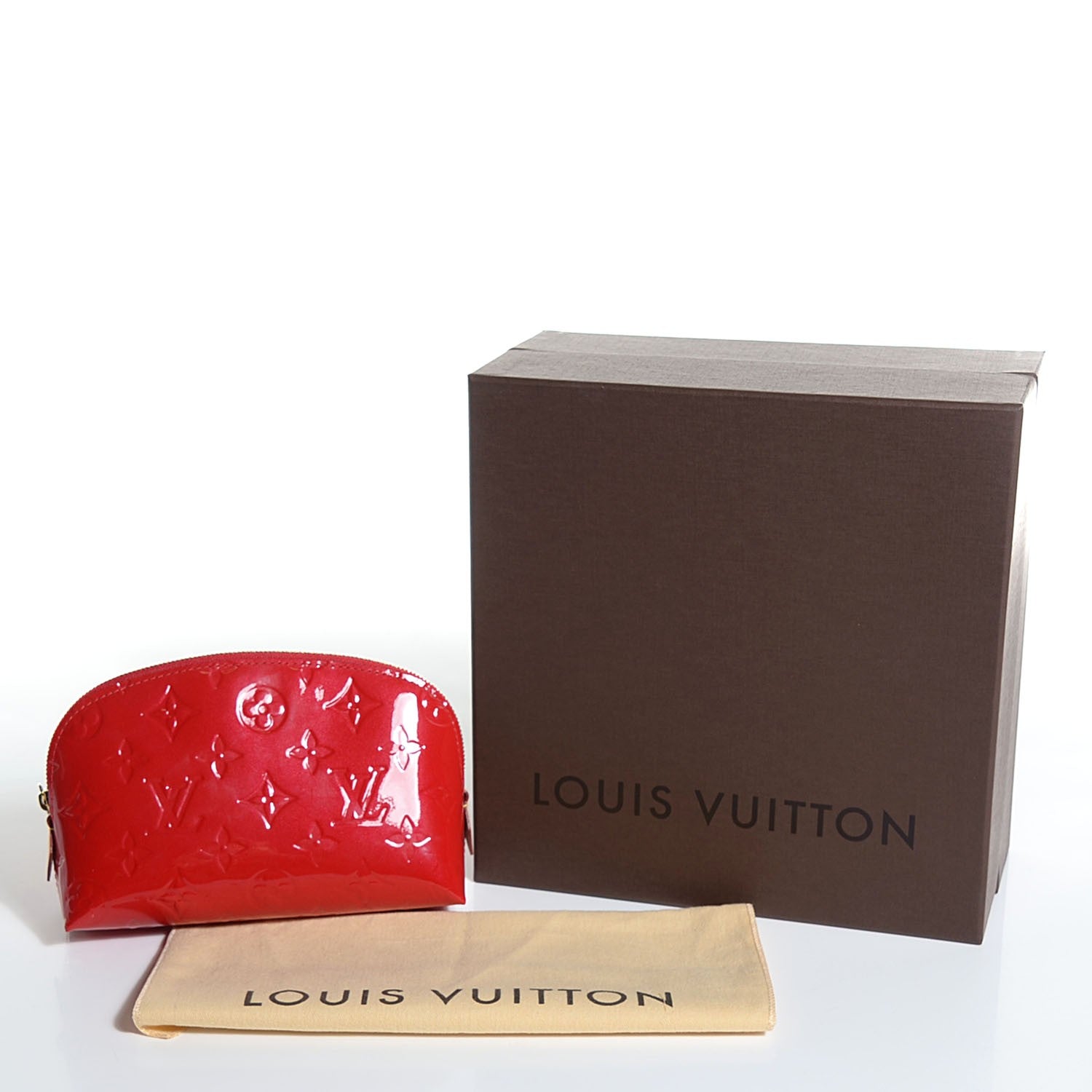 Louis Vuitton Vernis Cosmetic Pouch Pomme D'Amour 8 of 8