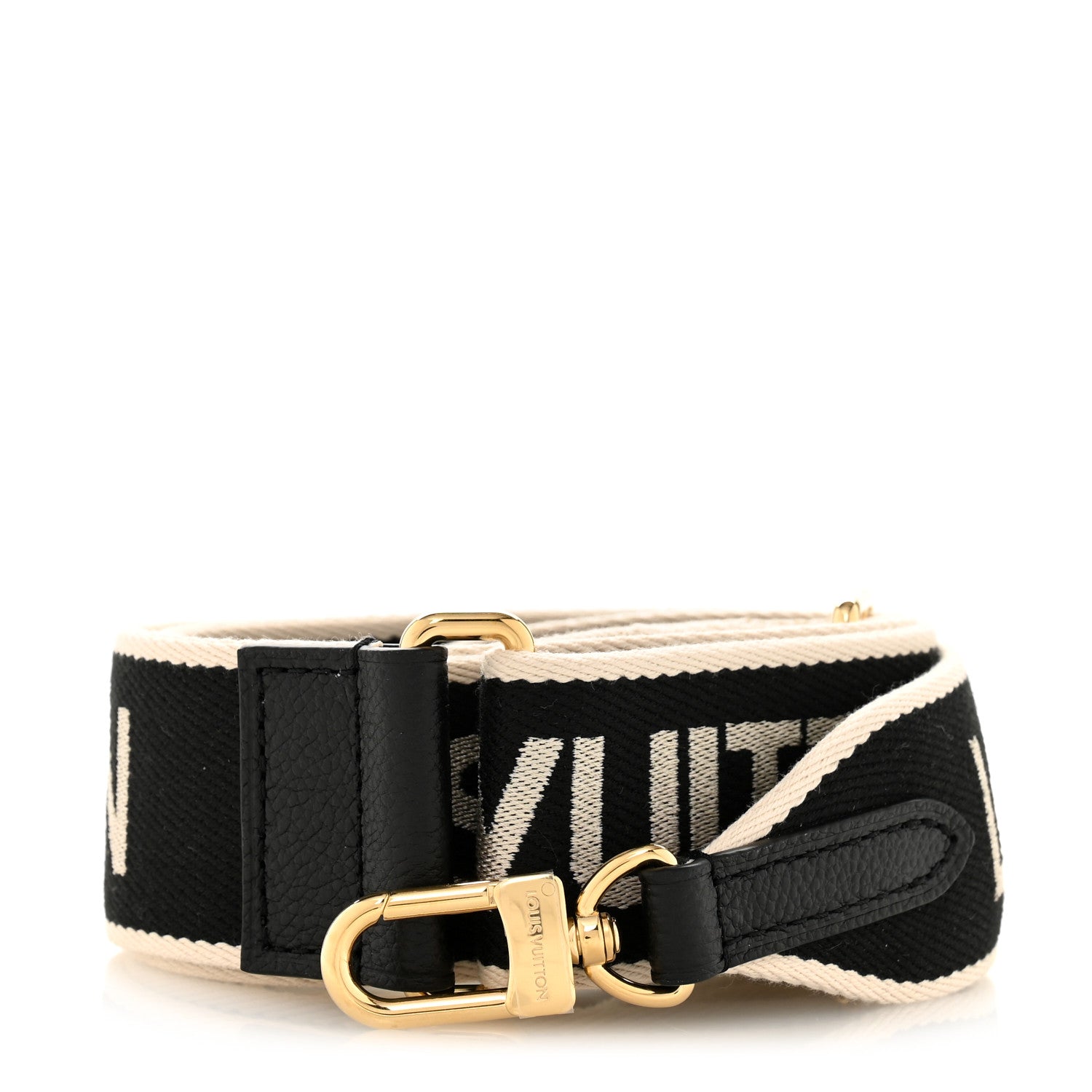 Louis Vuitton Jacquard Diane Shoulder Strap Black Ivory 1827251