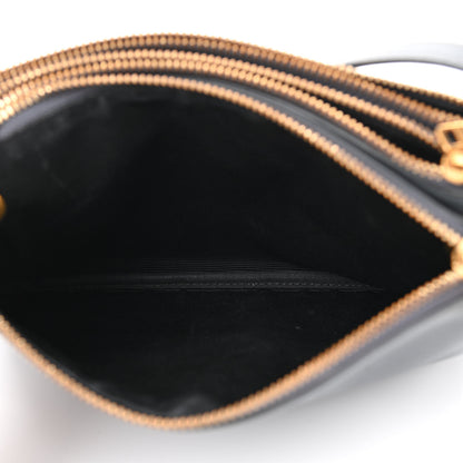 Celine Lambskin Small Trio Crossbody Bag Medium Grey 7 of 13