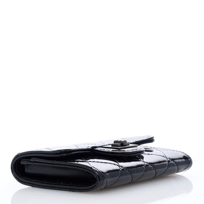 Chanel Patent Quilted Reissue Flap Card Holder So Black 4 of 7