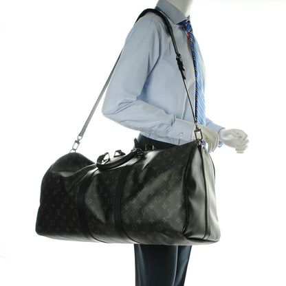 Louis Vuitton Monogram Eclipse Keepall Bandouliere 55 2 of 8