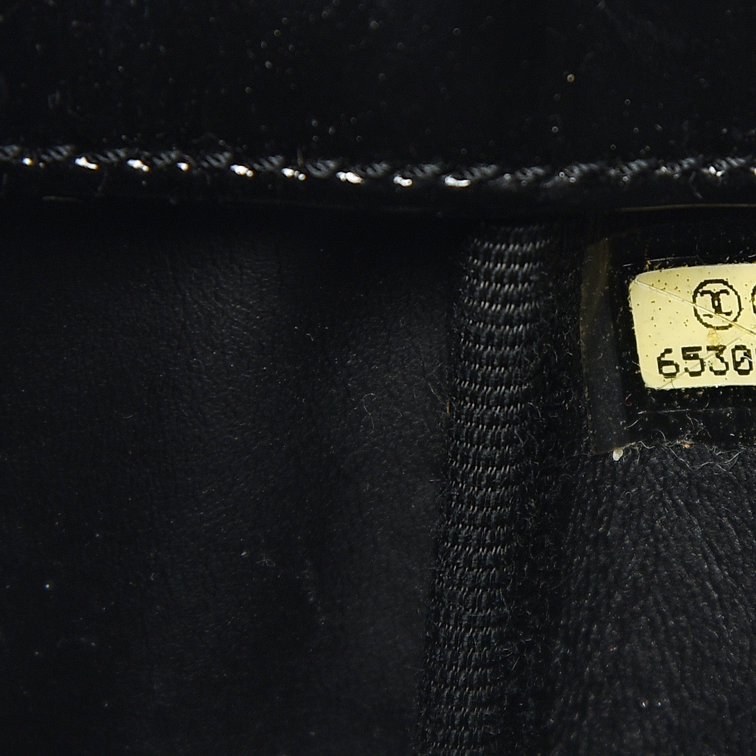 Chanel Patent Perforated CC Handle Bag Black 6 of 15
