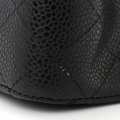 Chanel Caviar Quilted Medium Double Flap Black 11 of 12