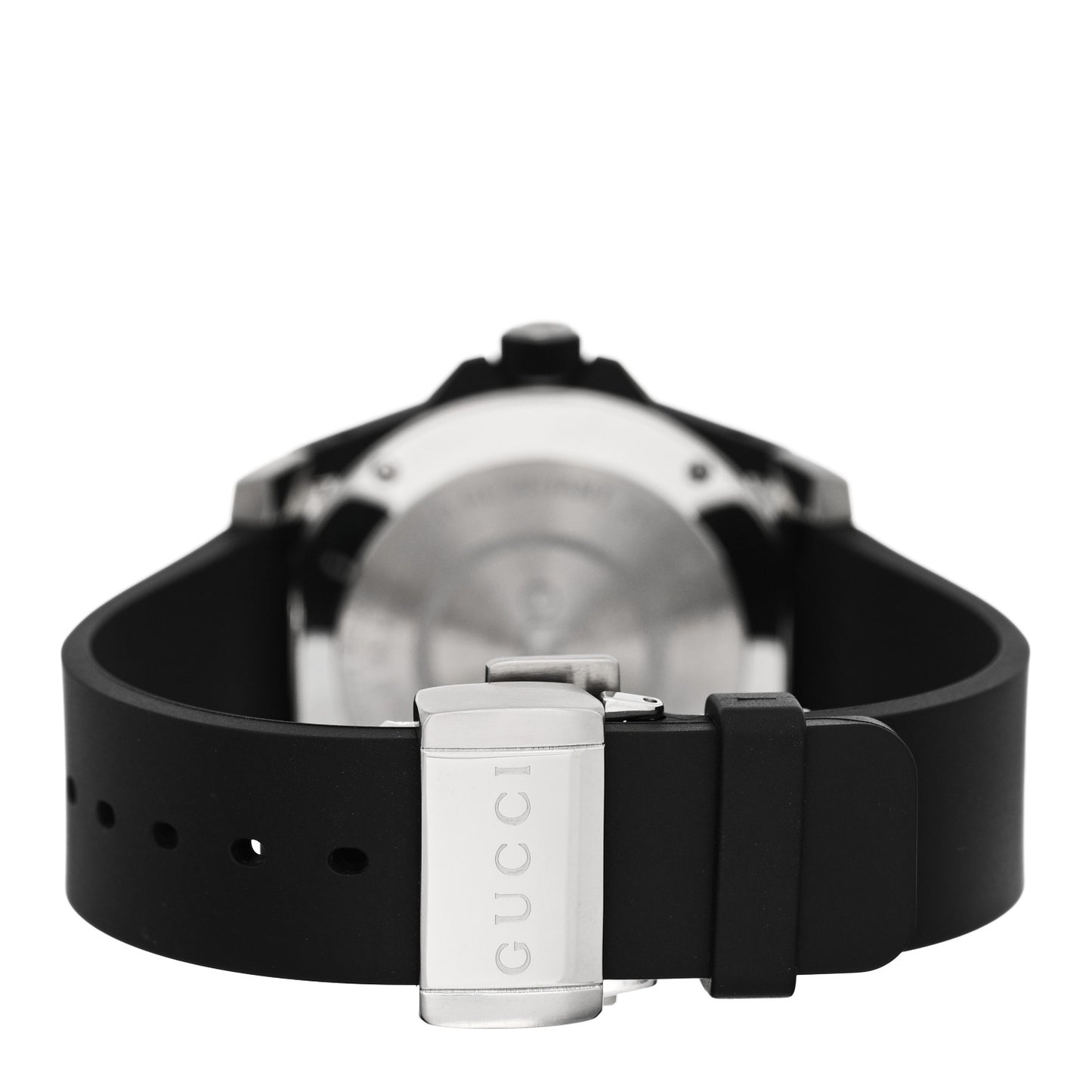 Stainless Steel Rubber 45mm Dive Snake Quartz Watch Black