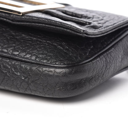 Fendi Crinkled Lambskin Mia Pochette Black 10 of 12