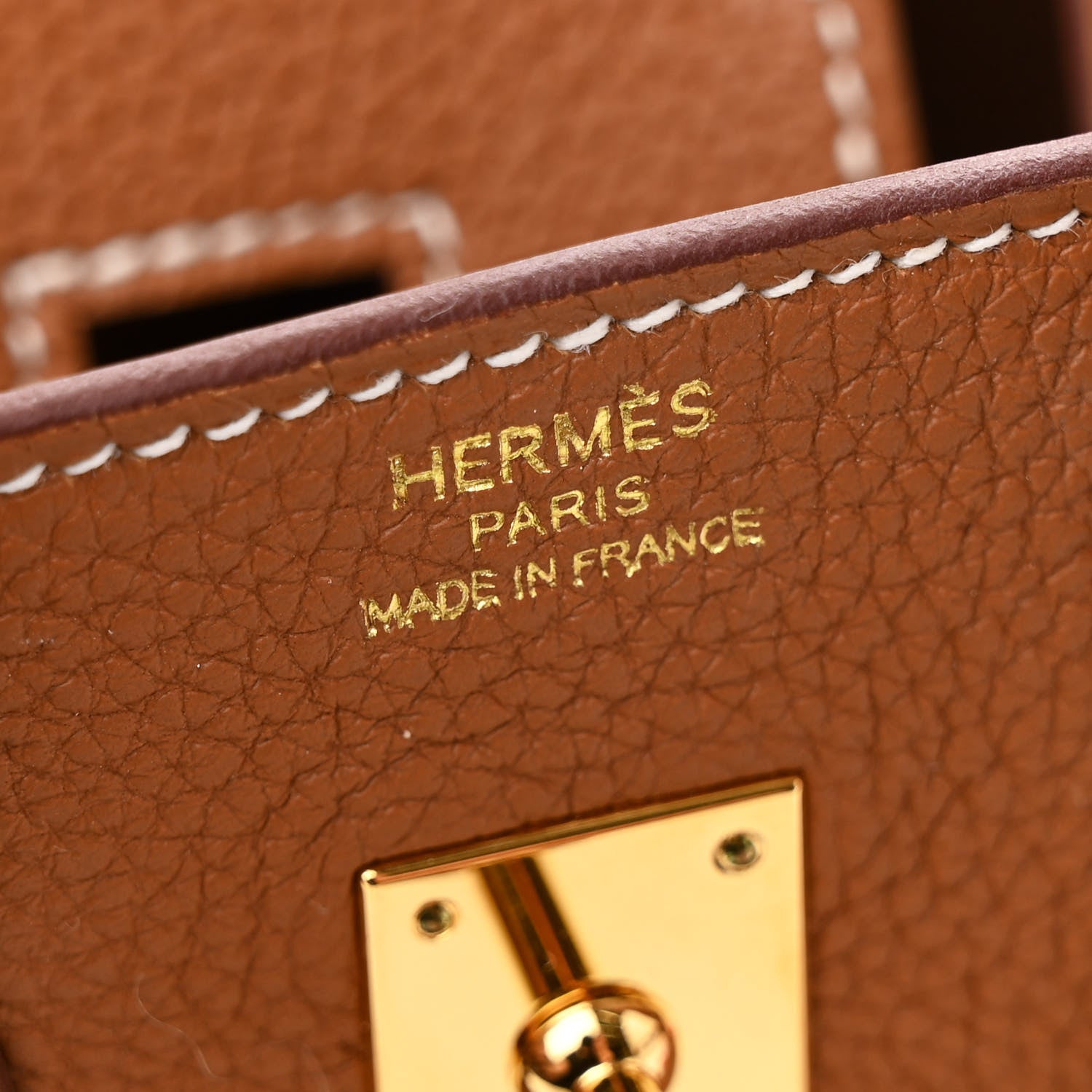 Hermes Togo Birkin 25 Gold 6 of 12