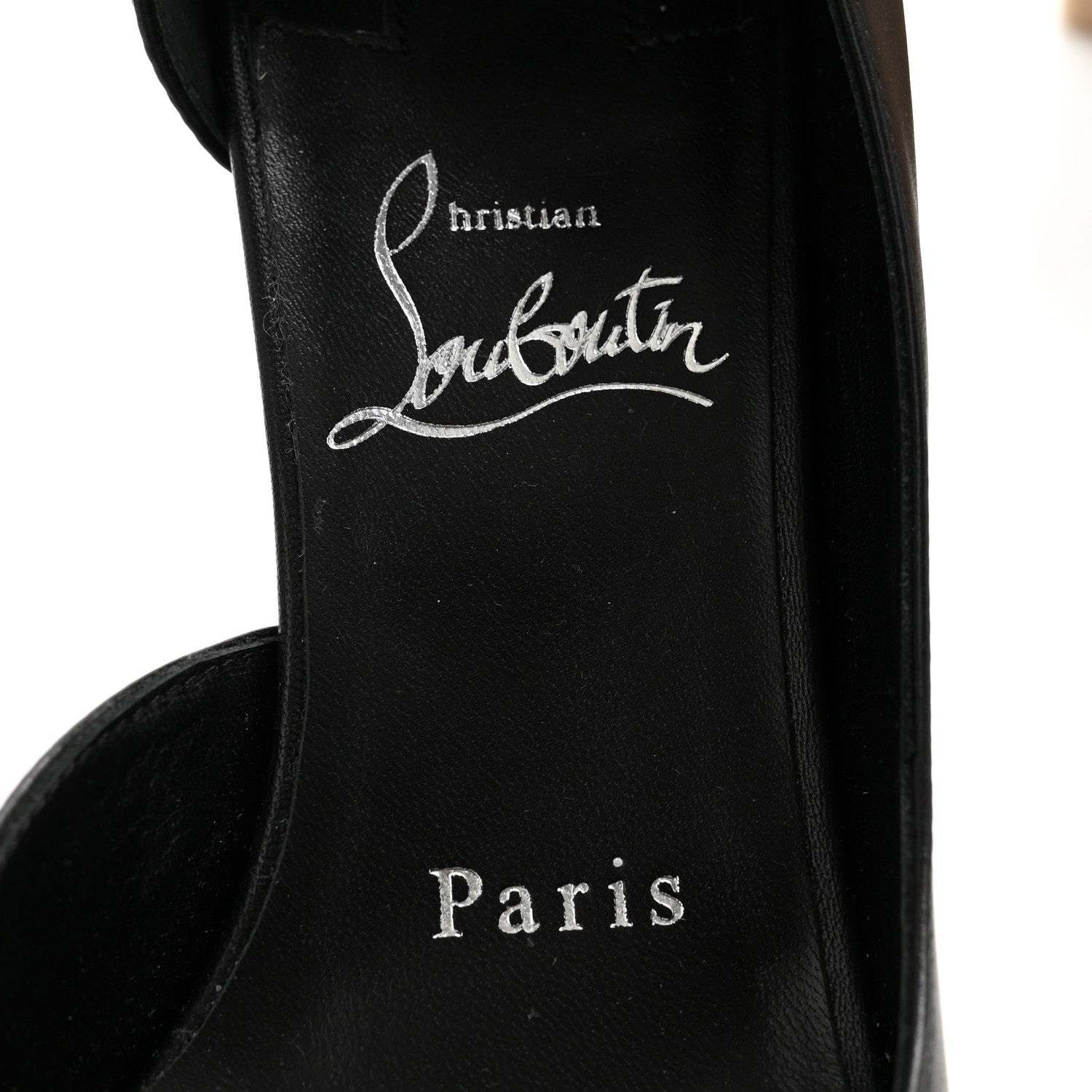 Christian Louboutin Nappa Apostropha 80 Pumps 35.5 Black 6 of 9