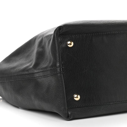 Saint Laurent Calfskin Reversible Double Sac Y Tote Gold Brown 8 of 13