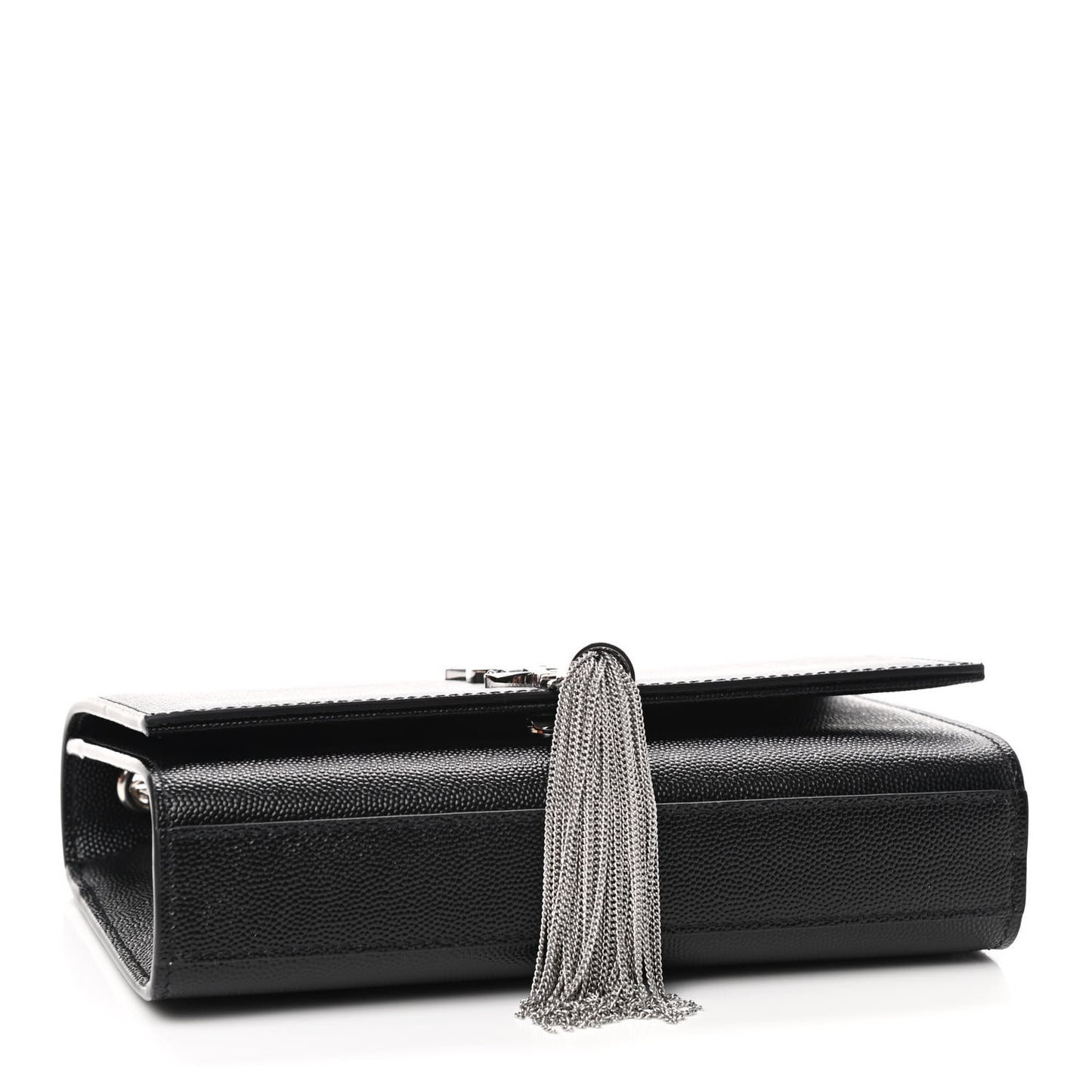 Grain De Poudre Small Classic Monogram Kate Tassel Satchel Black