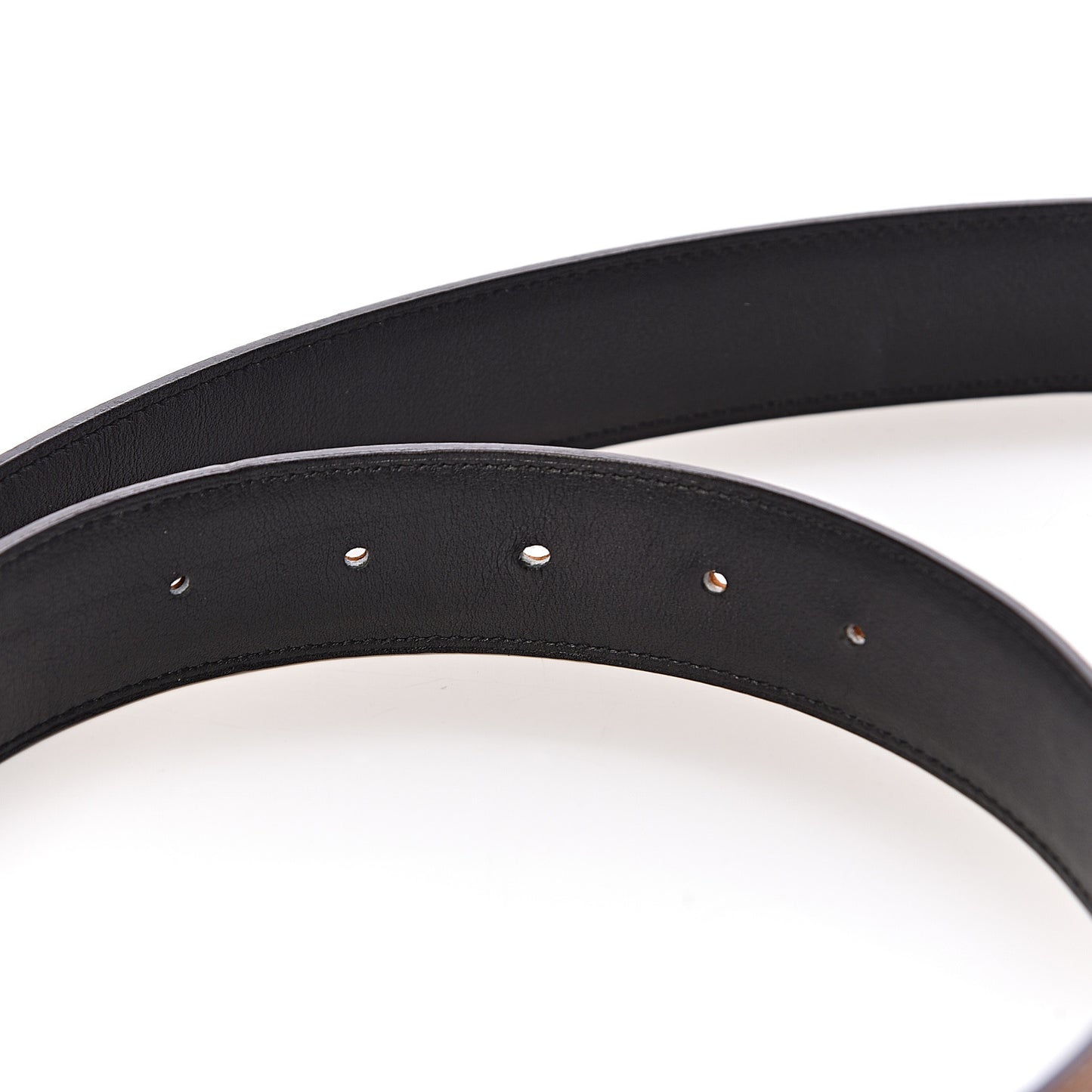 Swift Epsom 32mm H Belt 95 Black Gold