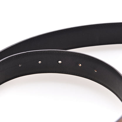 Hermes Swift Epsom 32mm H Belt 95 Black Gold 6 of 8
