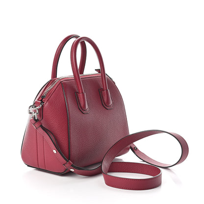 Givenchy Sugar Goatskin Mini Antigona Fig Pink 3 of 10