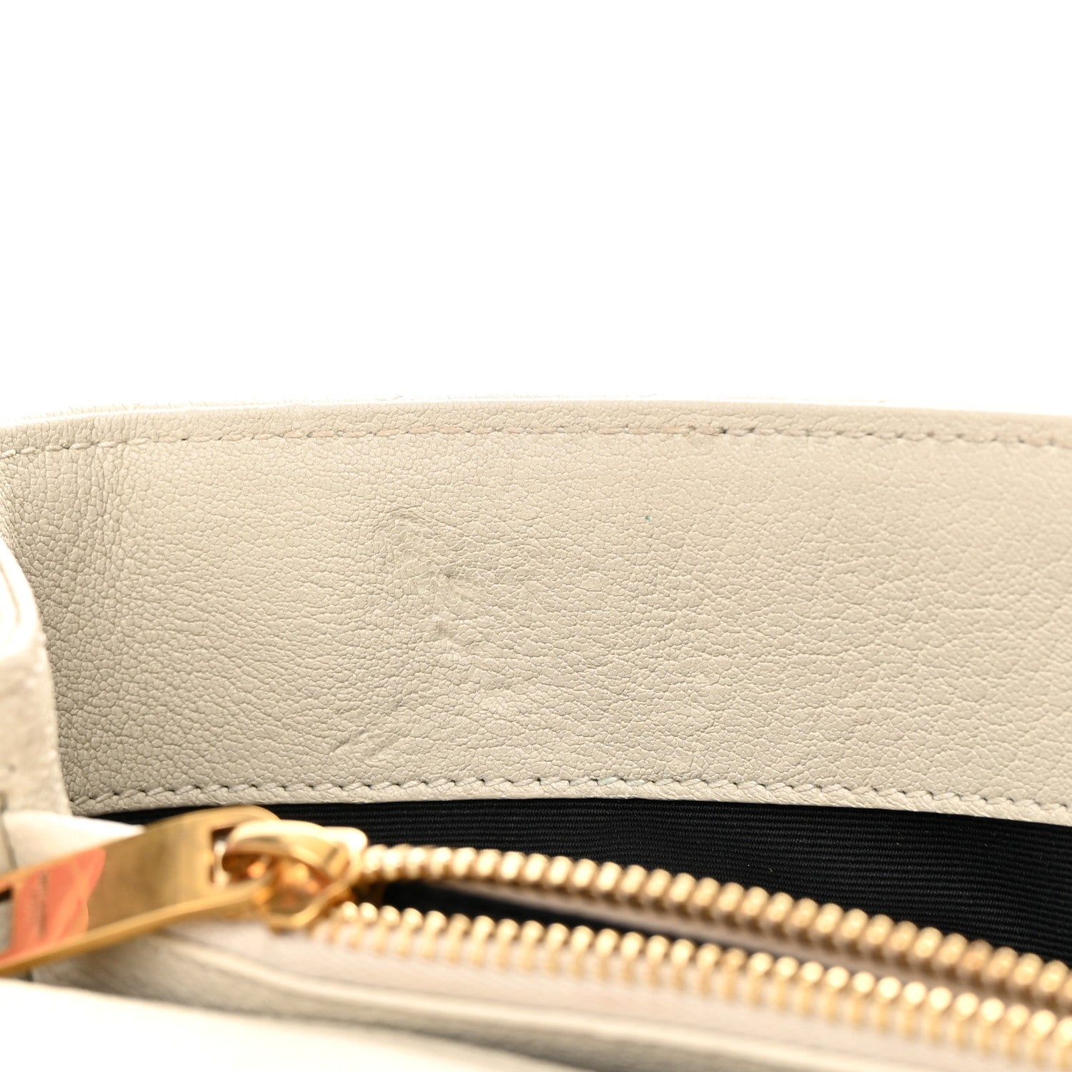 Saint Laurent Sheepskin Matelasse Chevron Monogram Large College Satchel Cream Soft 13 of 18