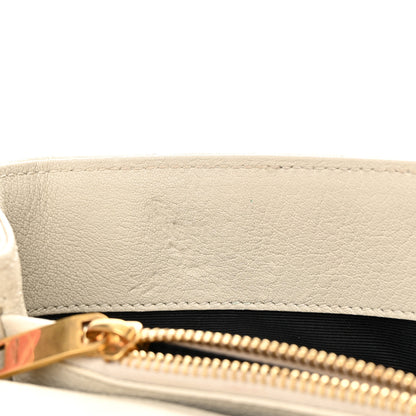 Saint Laurent Sheepskin Matelasse Chevron Monogram Large College Satchel Cream Soft 13 of 18