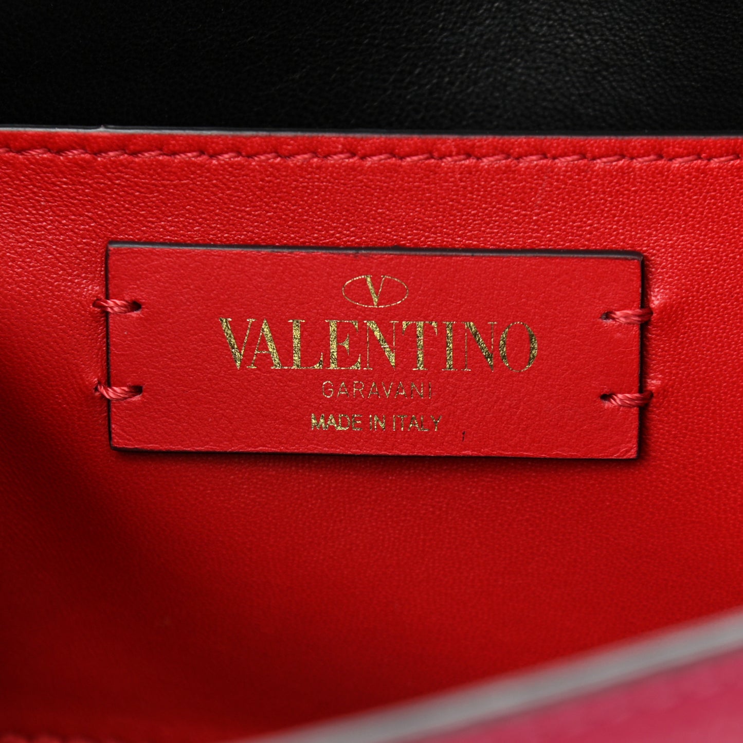 Grained Calfskin VSling Belt Bag Raspberry