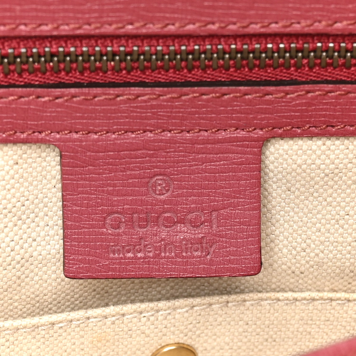 Gucci Textured Calfskin Large Bright Bit Tote Pink 6 of 11