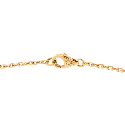 Cartier 18K Yellow Gold Diamond Interlocking LOVE Necklace 5 of 5