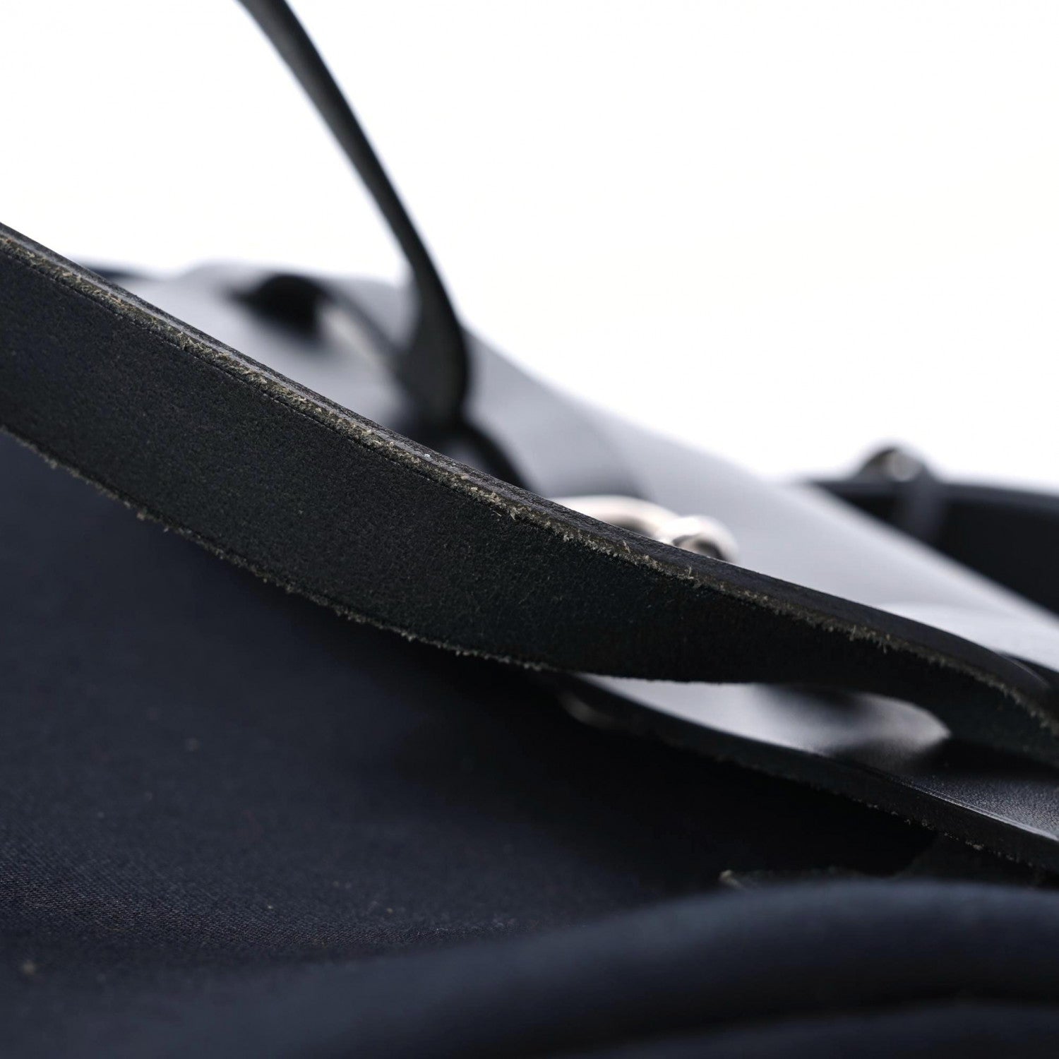Hermes Toile Vache Calfskin Herbag 30 PM Backpack Black 17 of 17
