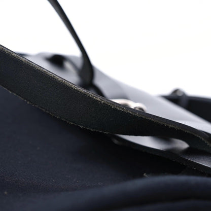 Hermes Toile Vache Calfskin Herbag 30 PM Backpack Black 17 of 17