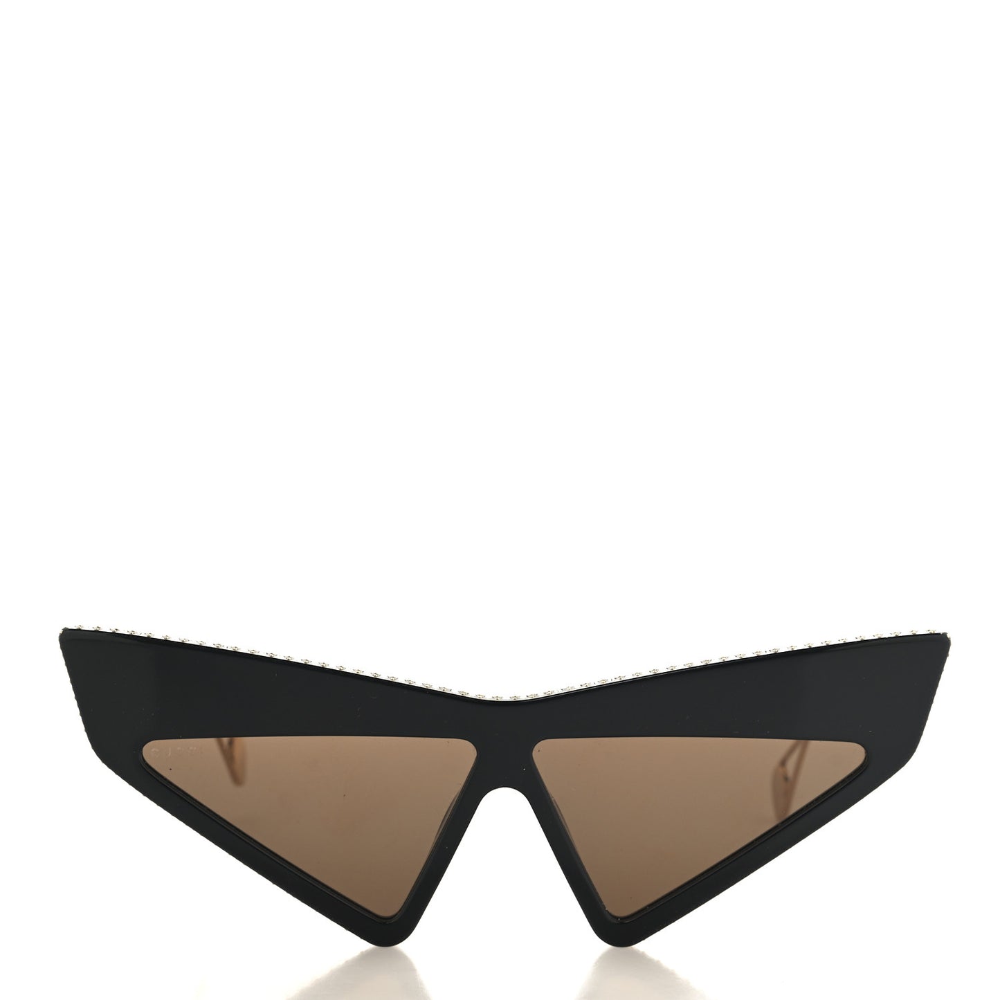 Acetate Crystal Geometric Sunglasses GG0430S Black