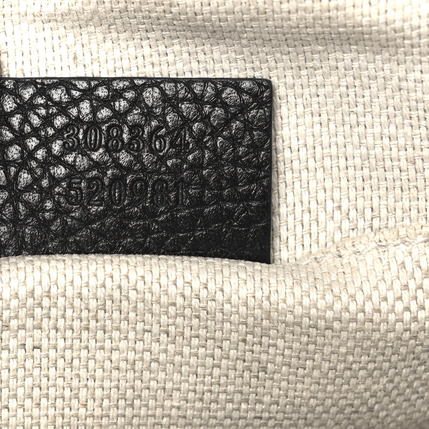 Pebbled Calfskin Small Soho Disco Bag Black