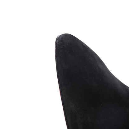 Christian Louboutin Veau Velours Eloise Booty 85 Ankle Boots 41 Black 14 of 23