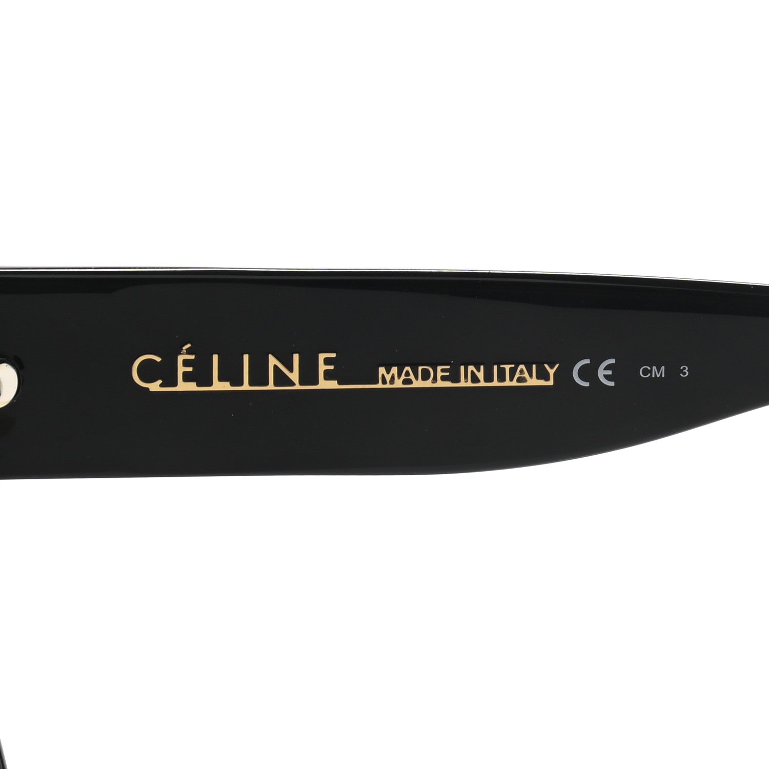 Celine Polarized ZZ Top Sunglasses CL 41756 Black 5 of 6