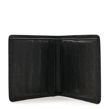 Louis Vuitton Epi 6 Card Billfold Wallet Black 5 of 9