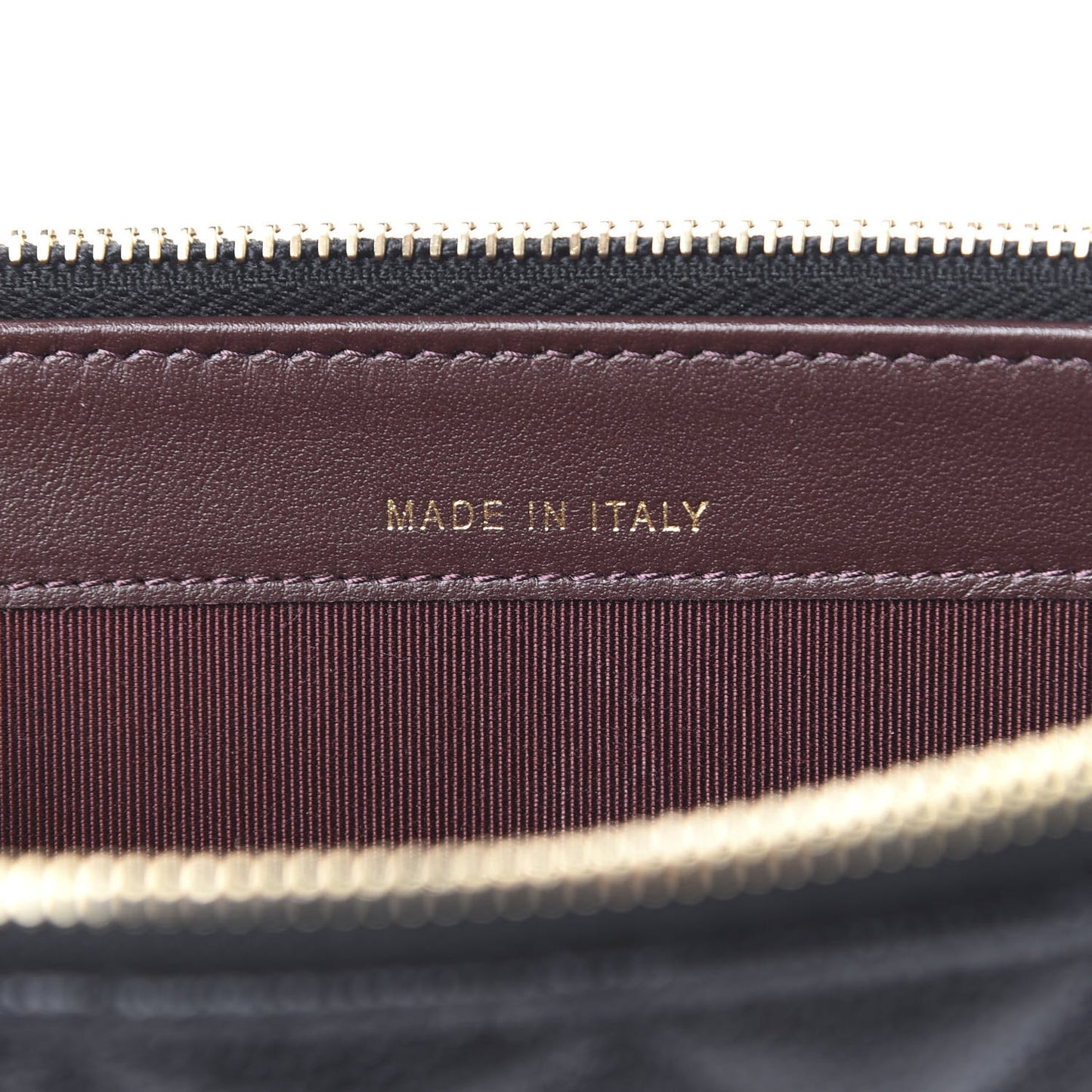 Caviar Quilted Small Clutch With Chain Black