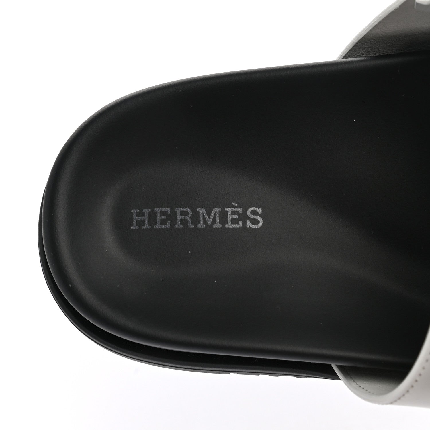 Hermes Calfskin Womens Chypre Sandals 39 White 7 of 9
