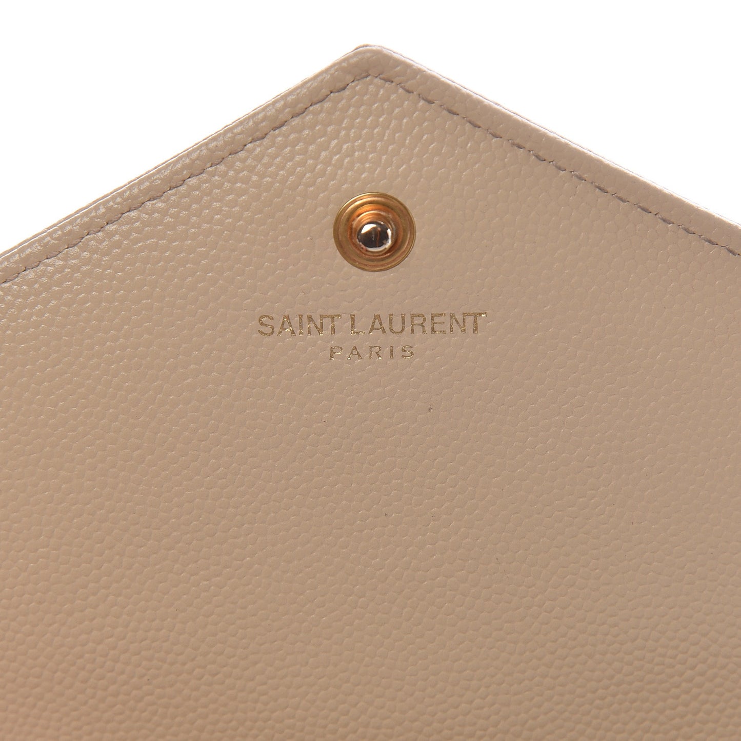 Grain De Poudre Matelasse Chevron Monogram Chain Wallet Nude Powder