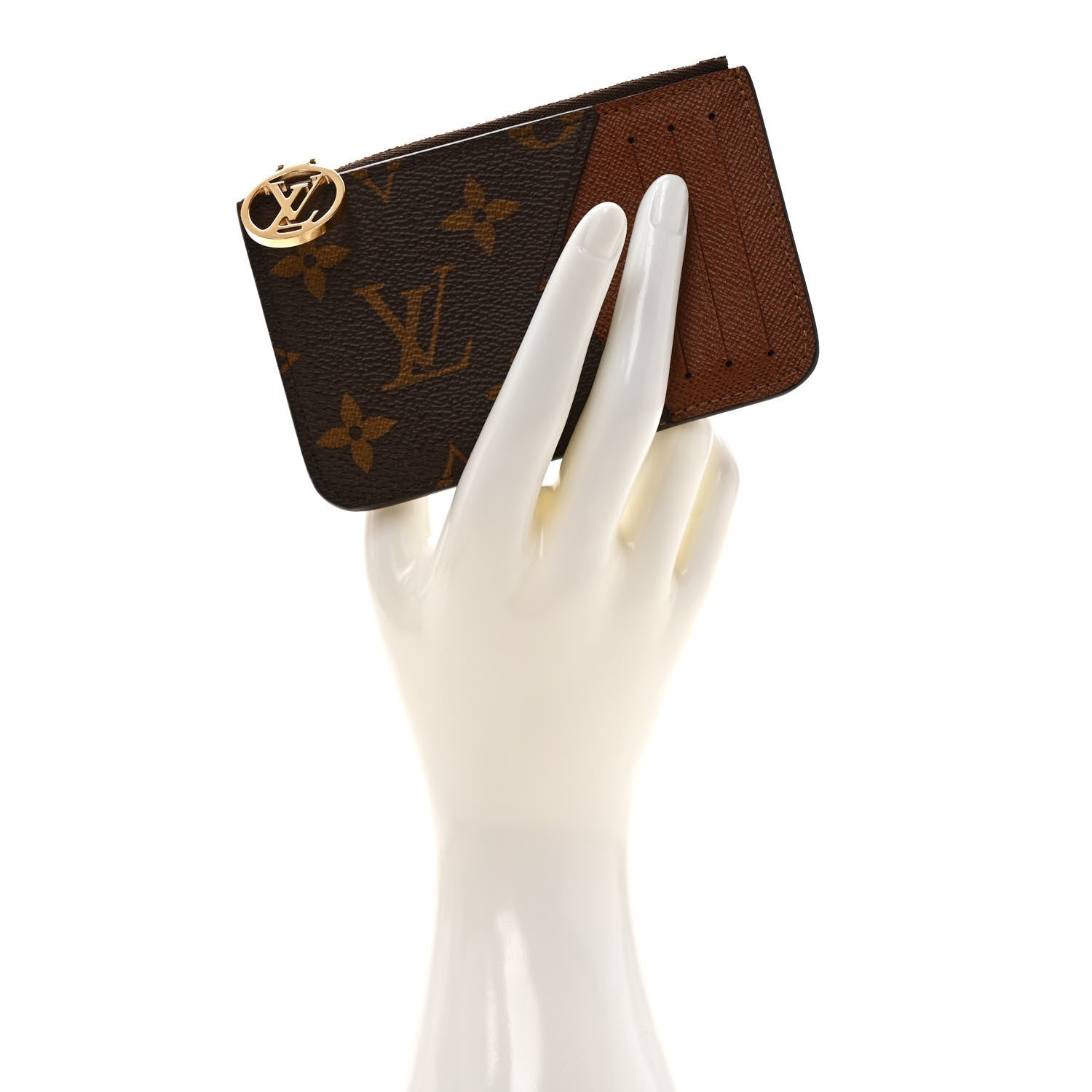 Louis Vuitton Monogram Zipped Romy Card Holder 2 of 6