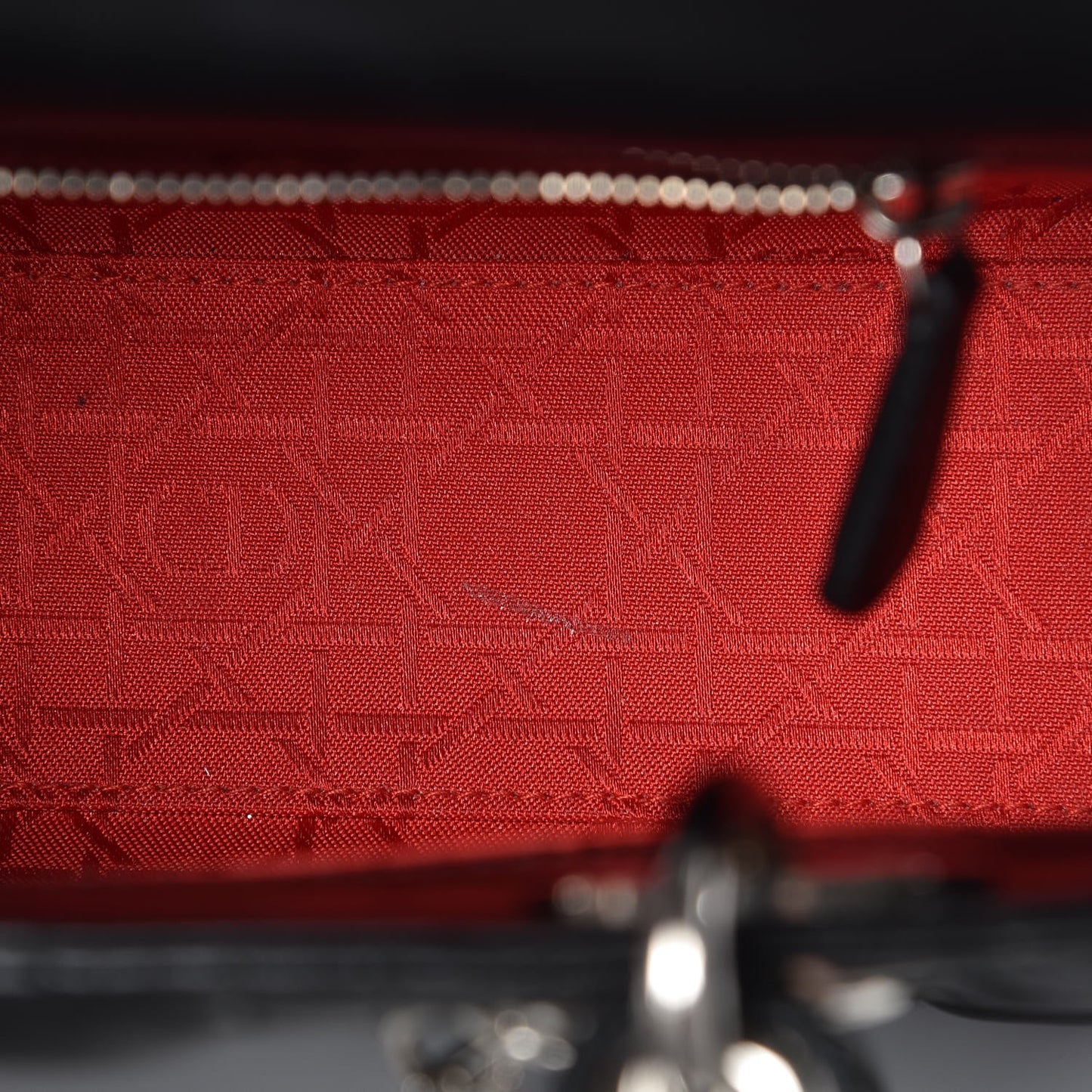 Lambskin Cannage Small Lucky Badges My Lady Dior Black