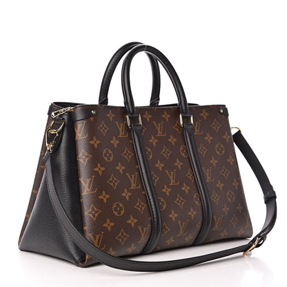 Louis Vuitton Monogram Soufflot MM Black 3 of 9