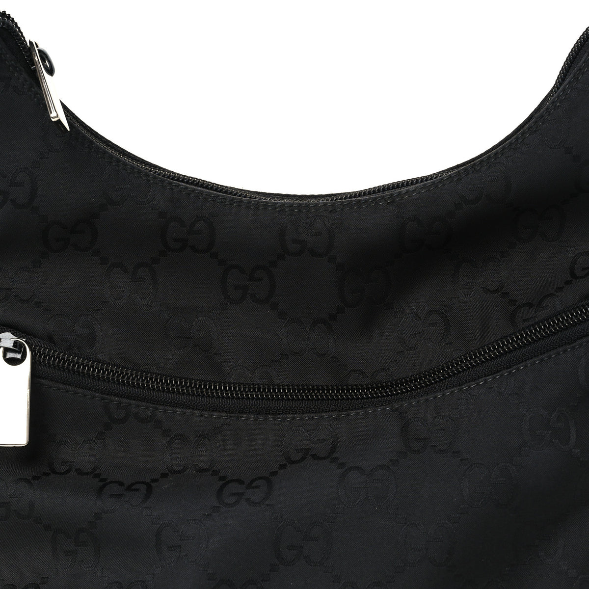 Gucci Nylon Hobo Monogram Small  Black 8 of 10