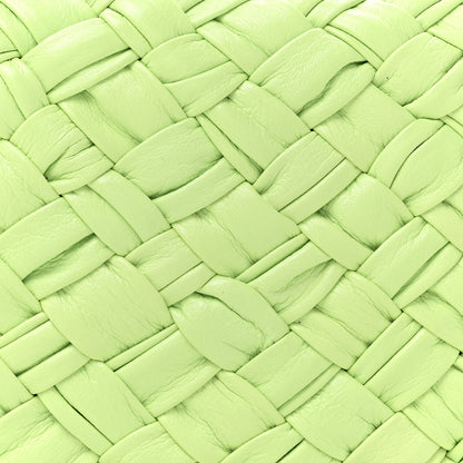 Bottega Veneta Nappa Pleated Intrecciato Knot Clutch Seafoam 7 of 11