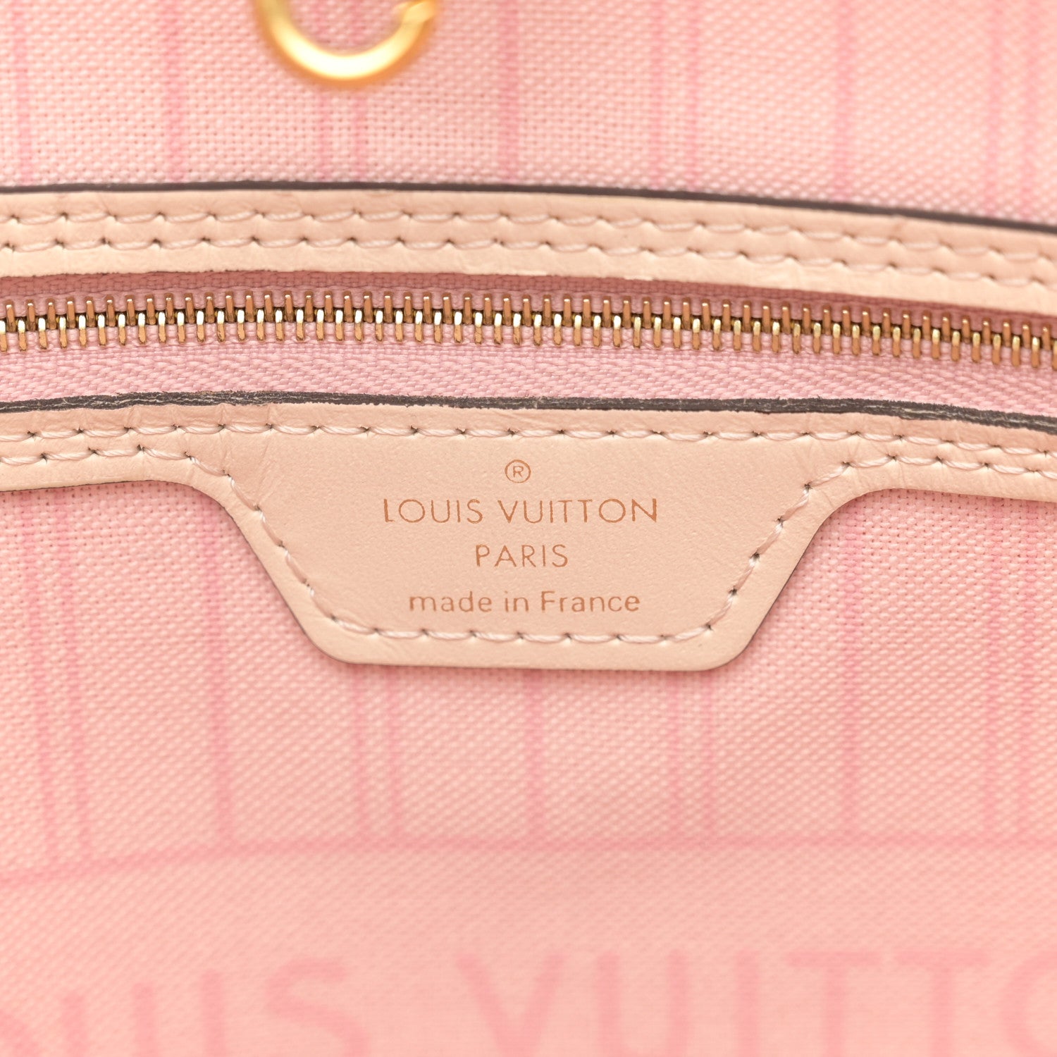 Louis Vuitton Damier Azur Braided Neverfull MM Pink 7 of 11