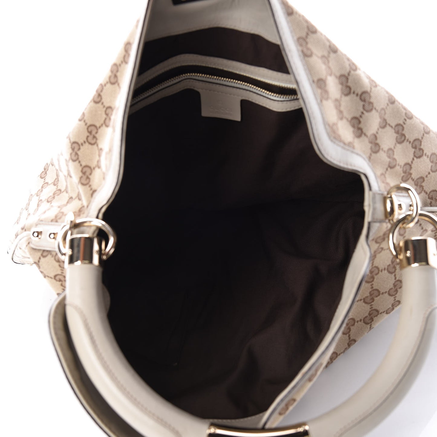 Monogram Large Indy Top Handle Hobo Off White