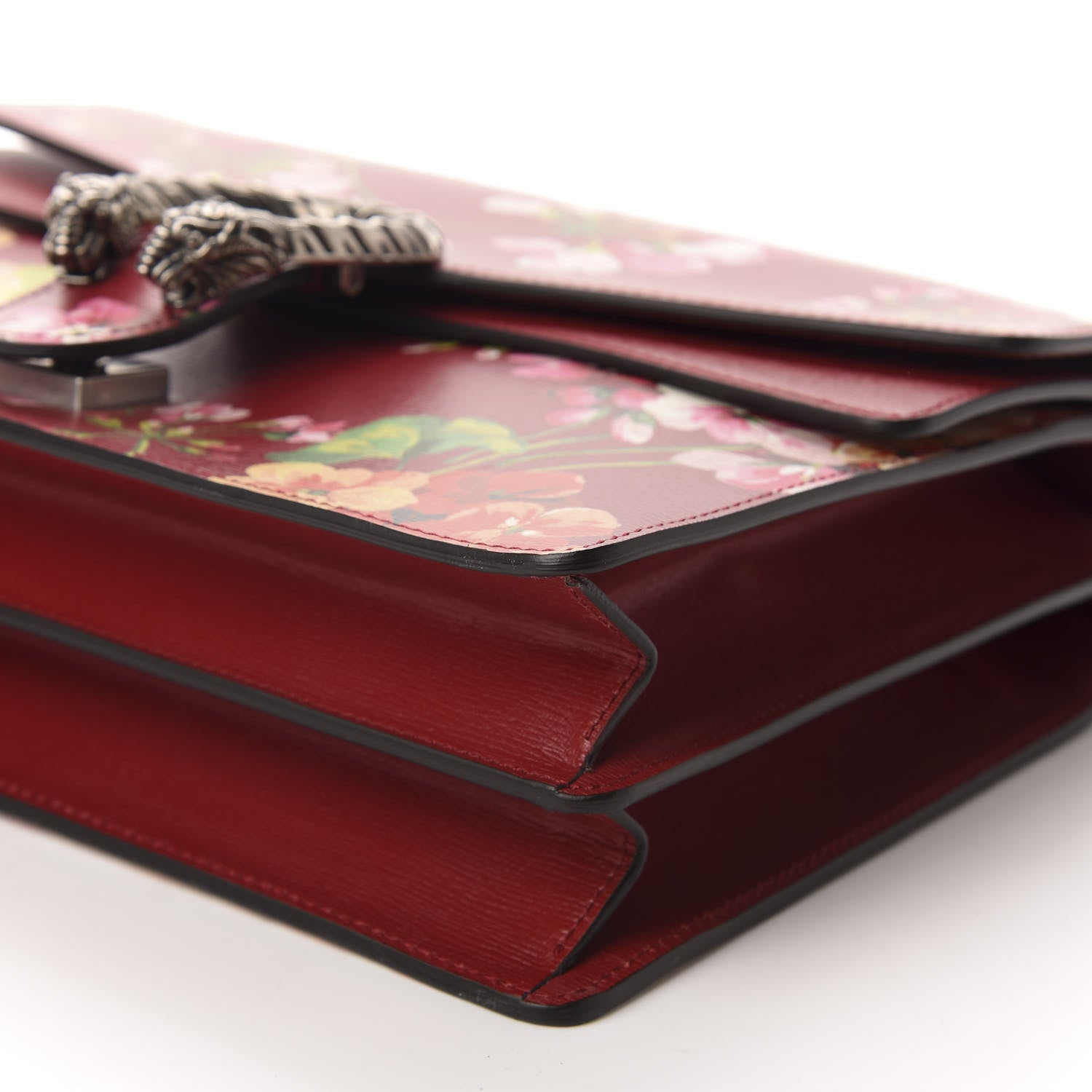 Gucci Calfskin Blooms Print Medium Dionysus Shoulder Bag Romantic Cherry Multicolor 7 of 10