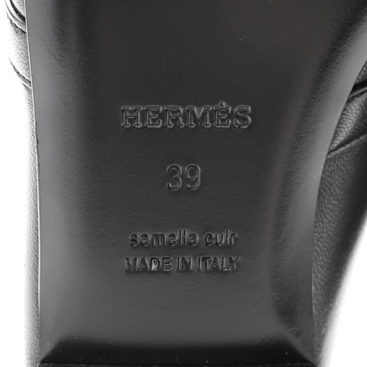 Calfskin Oz Mules 39 Black