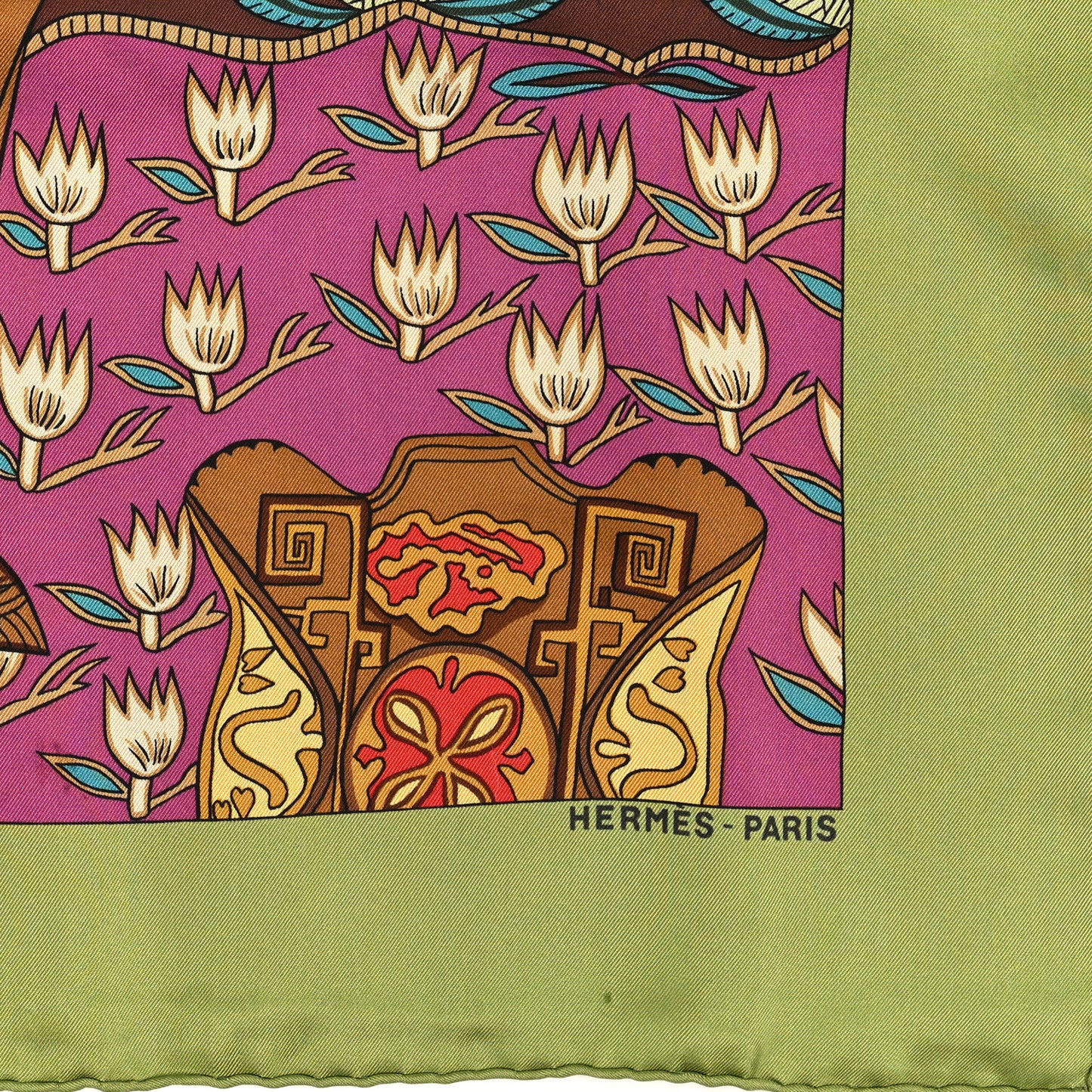 Silk Art Des Steppes Scarf 90