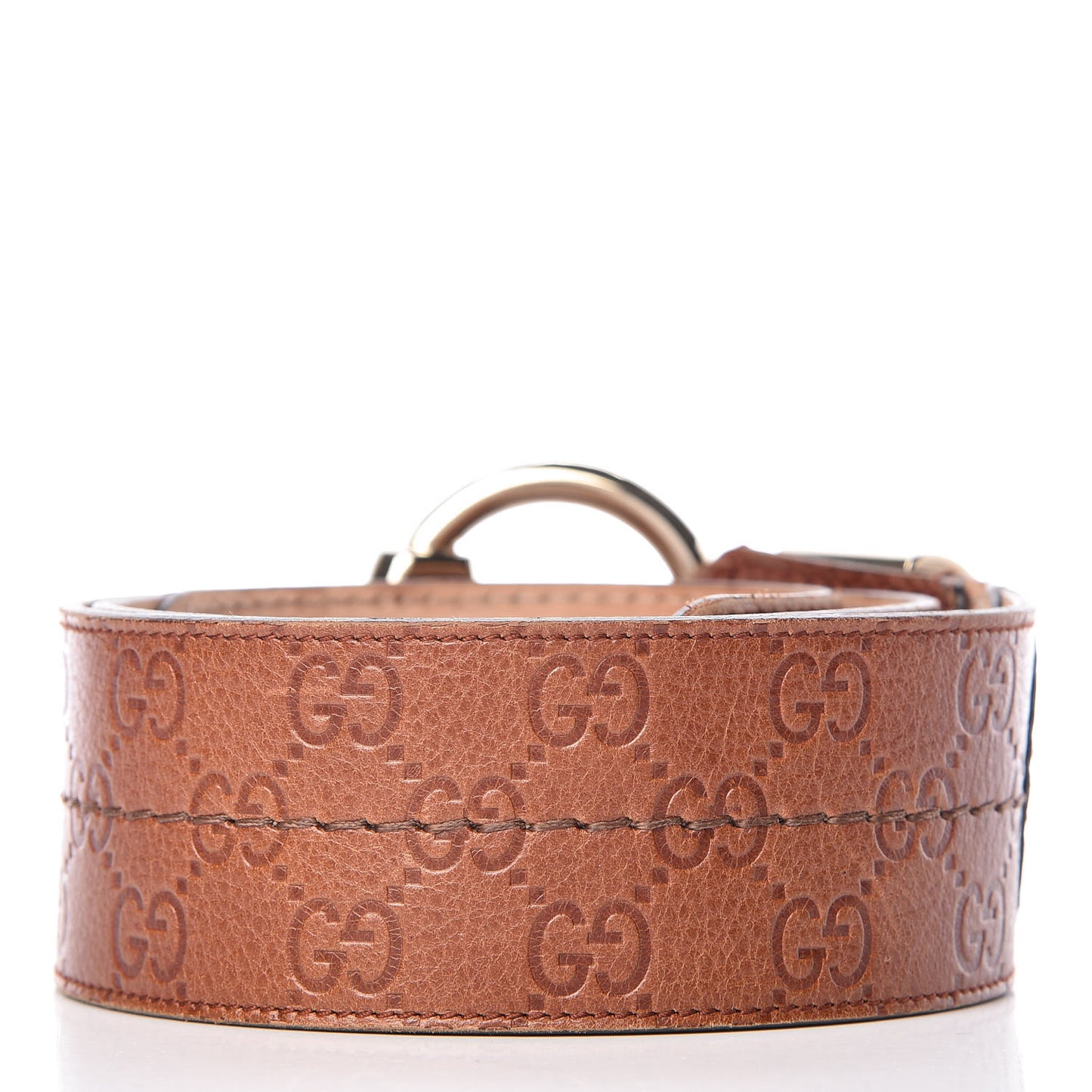 Guccissima Wide Belt 80 32 Brown