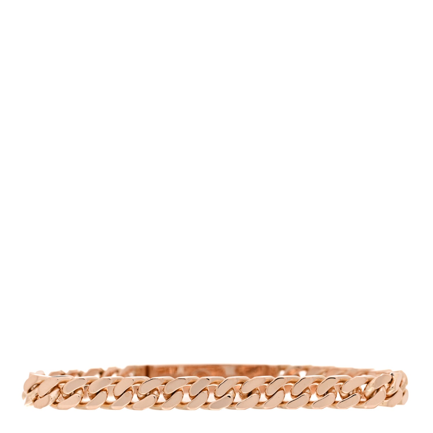 Hermes 18K Rose Gold Diamond PM Kelly Chaine Bracelet ST 2 of 3