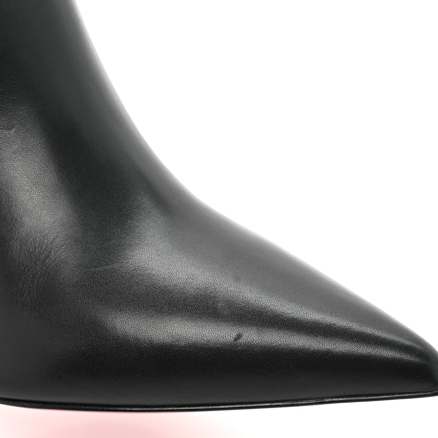 Christian Louboutin Calfskin Spikita Booty 85 Ankle Boots 37 Black 12 of 12