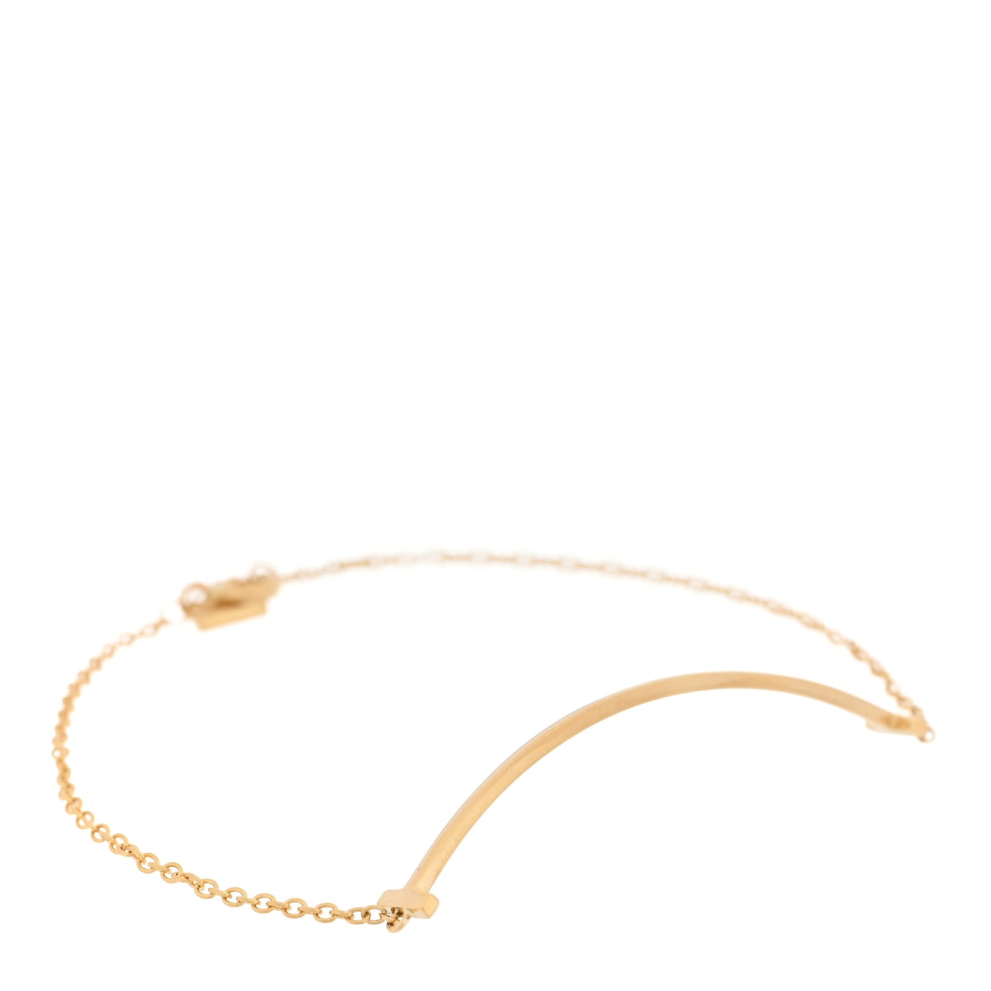 18K Yellow Gold T Smile Bracelet