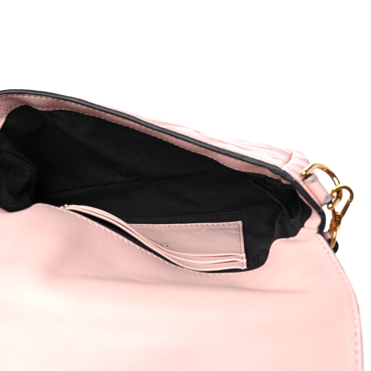 Fendi Nappa FF 1974 Embossed Mini Baguette Rosa Quarzo 5 of 13