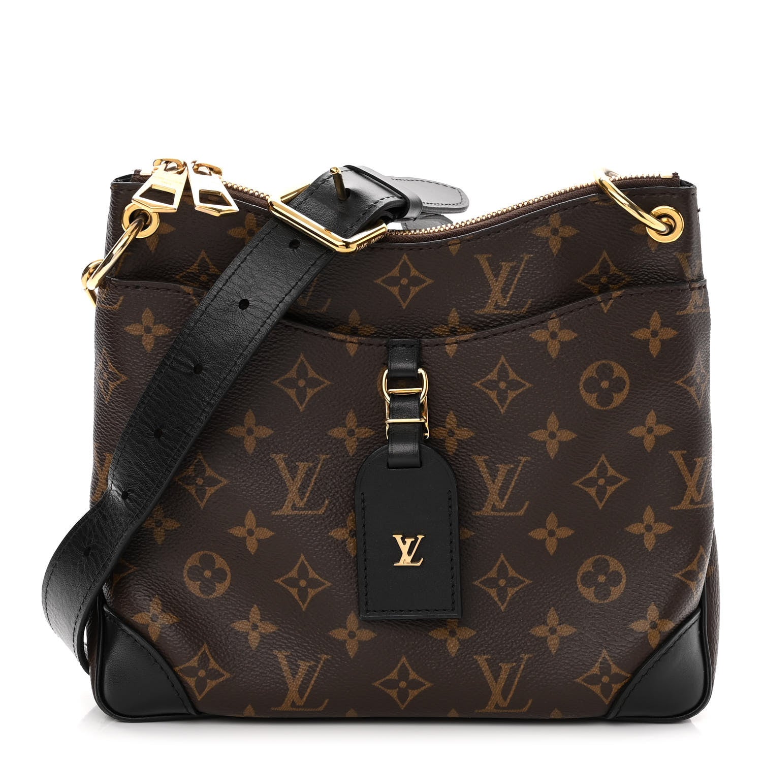 Louis Vuitton Monogram Odeon PM Black 1 of 10