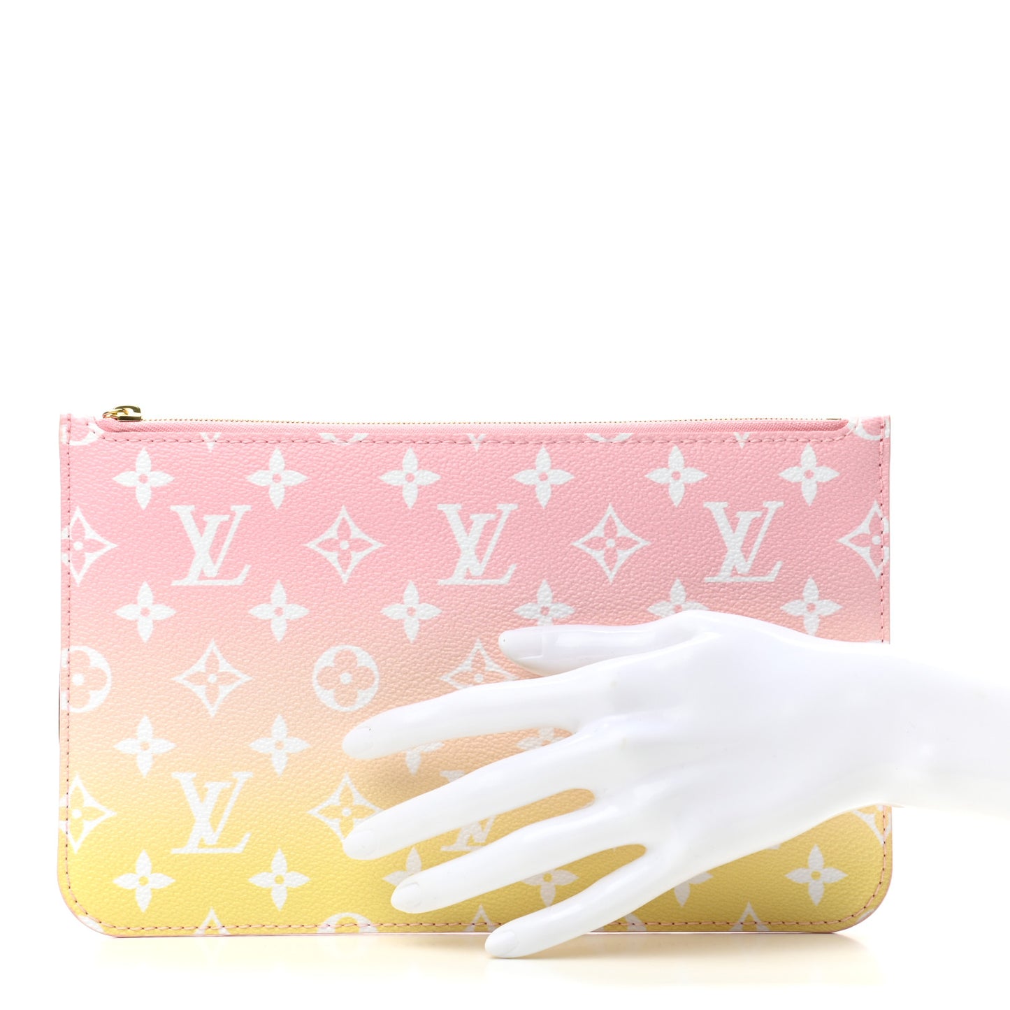 Monogram By The Pool Neverfull MM Pochette Light Pink